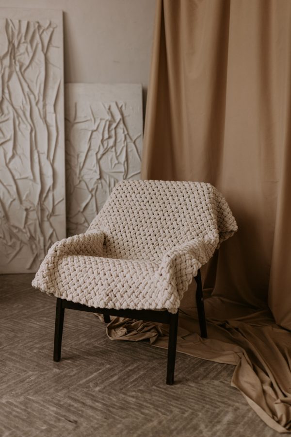 Коцик бежевий 100х120